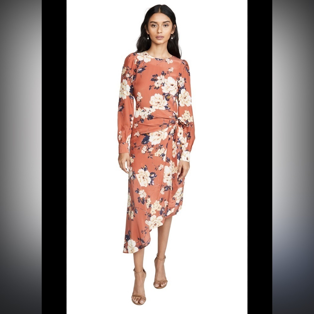 NWT Yumi Kim Leanna Dress In Honey Rose Rust, size XS